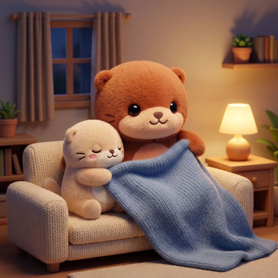 Cozy on the sofa